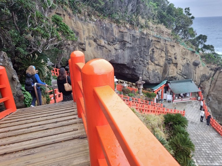 It was my first ever shrine in side a cave amongst the sea side cliffs.