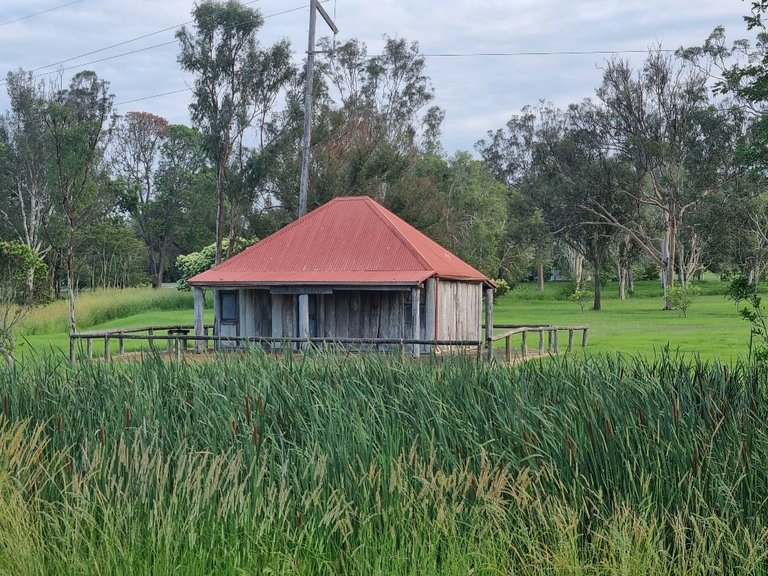 Within the recessional area was a the heritage listed Wagner’s family pioneers cottage.