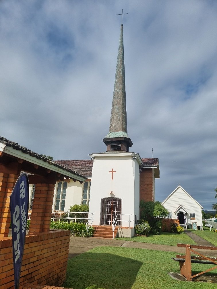 It was inside the Anglican Church.