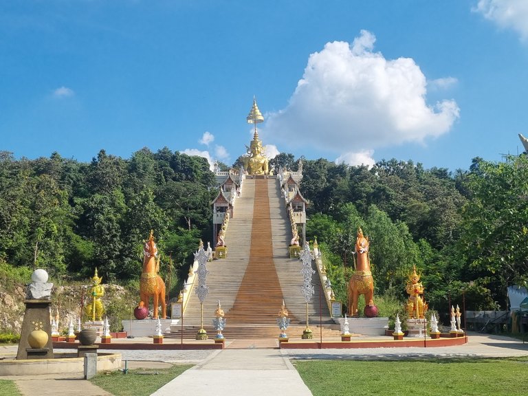 The highlight was definitely the golden Buddha at the top of the stairs.