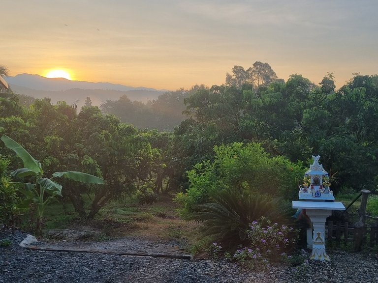 Sunrise was the best time of the day with the cool mountain air.