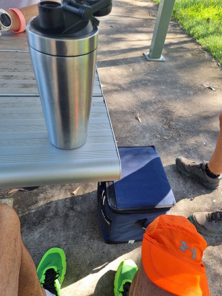 We had a quick drink and refuel as there is some other nice trails to explore and of course visit the actual white rock in the middle of the conservation area.