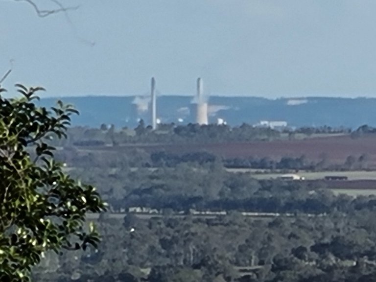 I could just make out one of the coal fired power stations on the horizon.