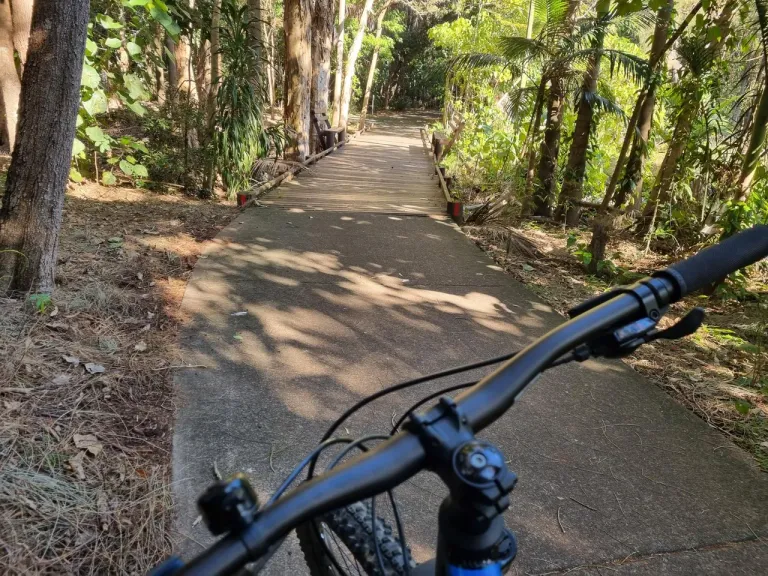 I often ride the course as well, the mangroves give a bit of cool shade on a hot day.