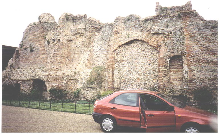 This was a hire car I used to get around Norfolk trying to get some sort of connection and understanding of some of my family history. The ruin was not in Burgh Apton but I checked it out on the way there or back.