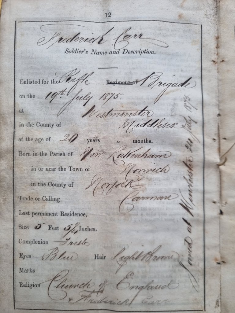 This trip all came about when I was given my great grandfathers’ times three 1875 army paybook, which had this birth place as Lakenham, Norwich. I found his very interesting because I was born in Australia and had never heard of the place.