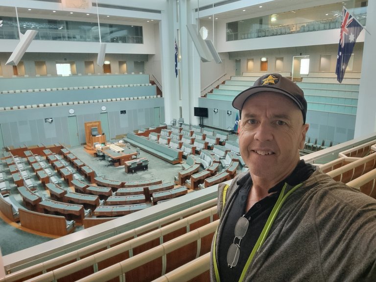 The House of Representatives inside new parliament house.