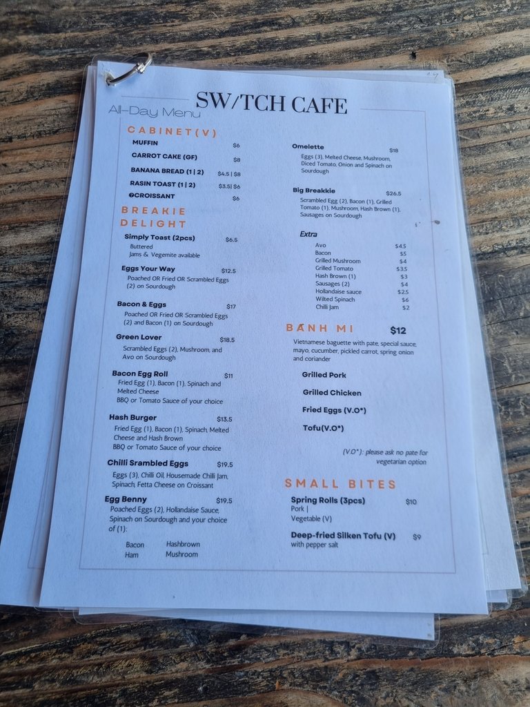 The Switch cafe at Tugun was great.