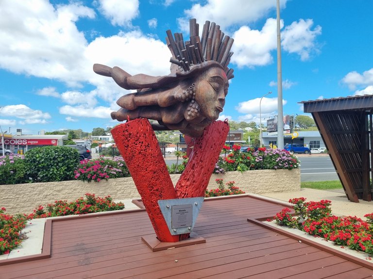 The Minneta an unusual sculpture at Tugun village.