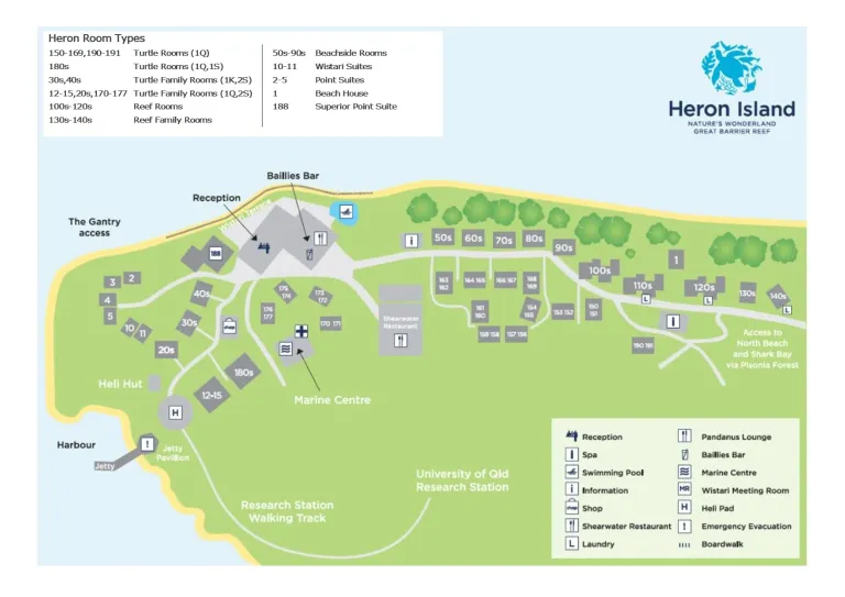 The site map as the resort is today, looks much bigger than I remember.