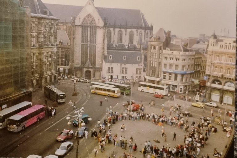 I think the Contiki bus dropped me off some where near the Amsterdam town centre