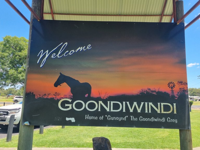 So that is Hi and bye from Goondiwindi.