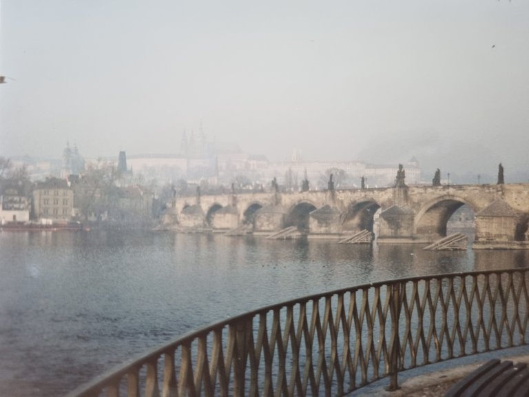 The Charles bridge, it was cold and misty in Winter but this sort of added to the very gothic feel.