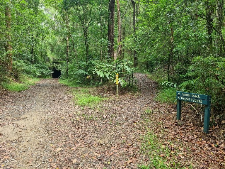 There was a bypass for the tunnel which also linked up to another track.