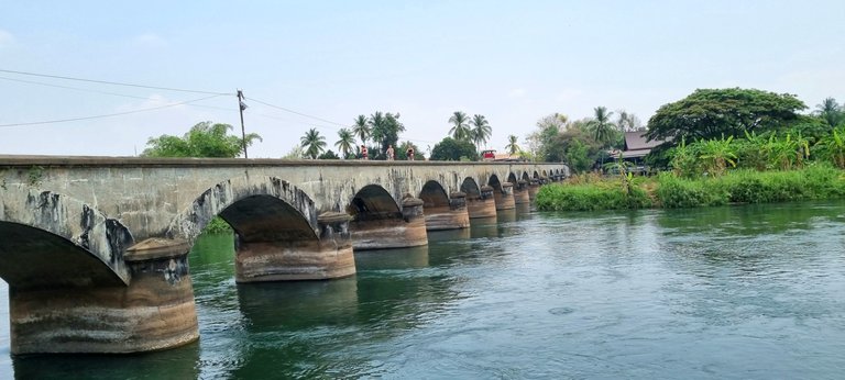 The old french railway bridge that connects Don Det with Don Khone