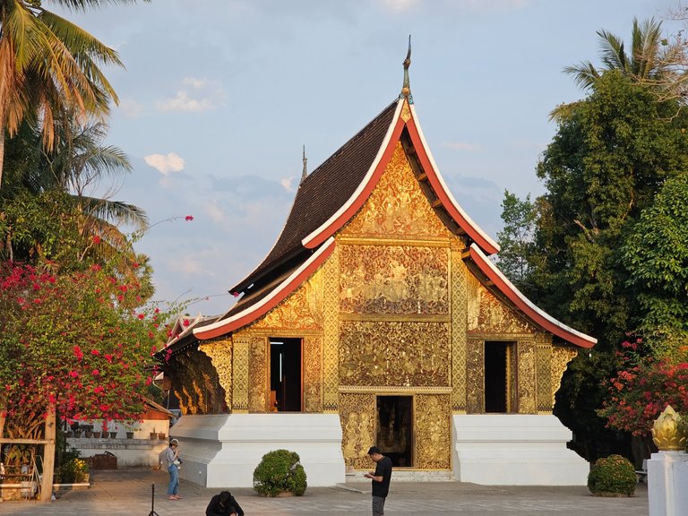 Beautiful Buddhist temples like this can be found all over Luang Prabang