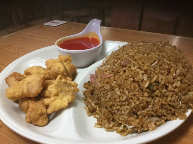 Typical Chinese food in Colombia