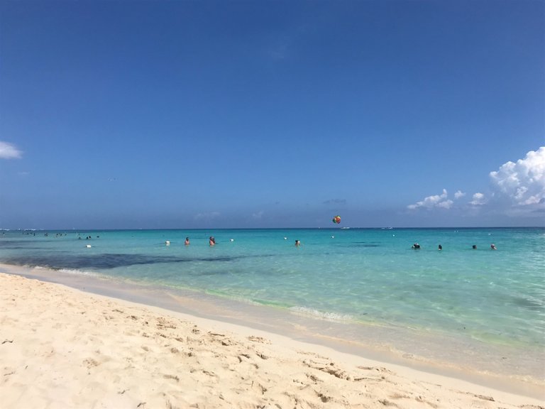 Beach in playa del Carmen