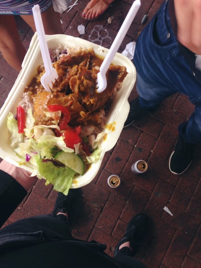 Delicious food and beer