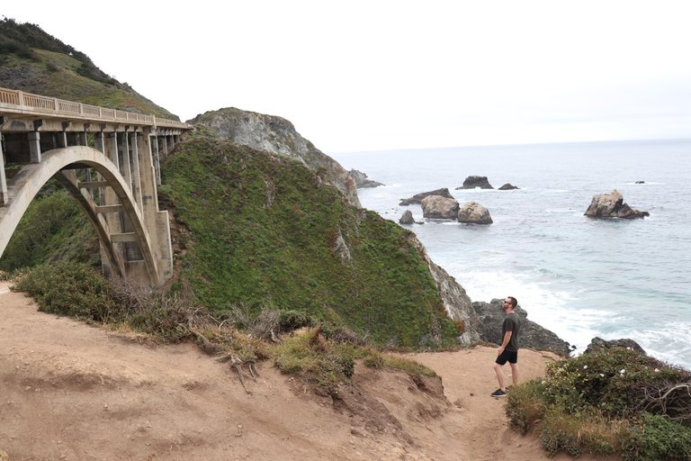 Bridge along the Pacific