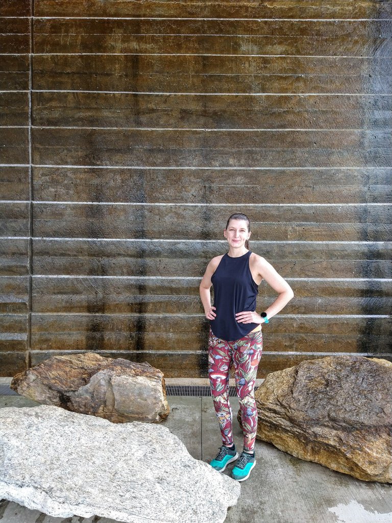 A nice water feature at the visitors center.