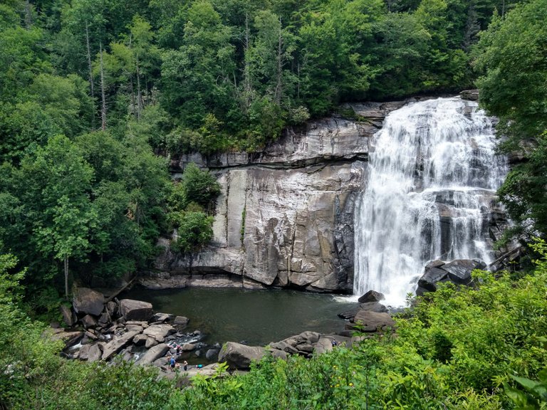 First glimpse of Rainbow Falls