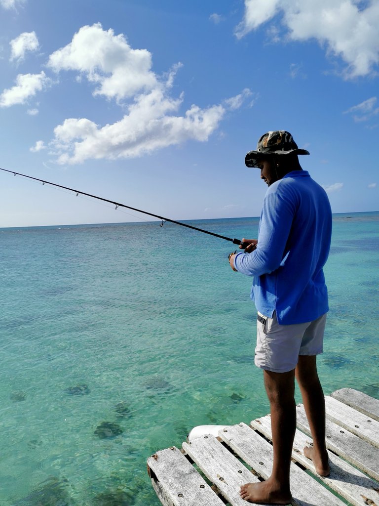 Karan - The experienced fisherman! He knows his job and most important is that he loves his job!