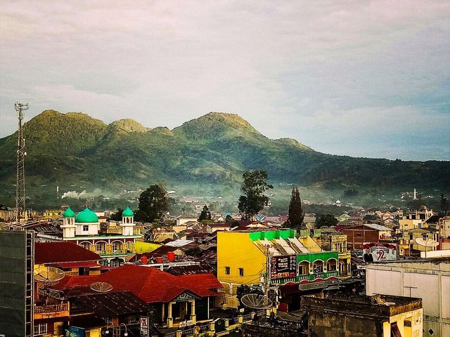 The view of Takengon Town