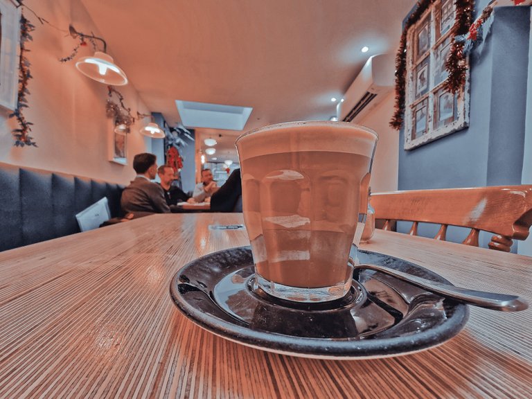 Having a latte for a change