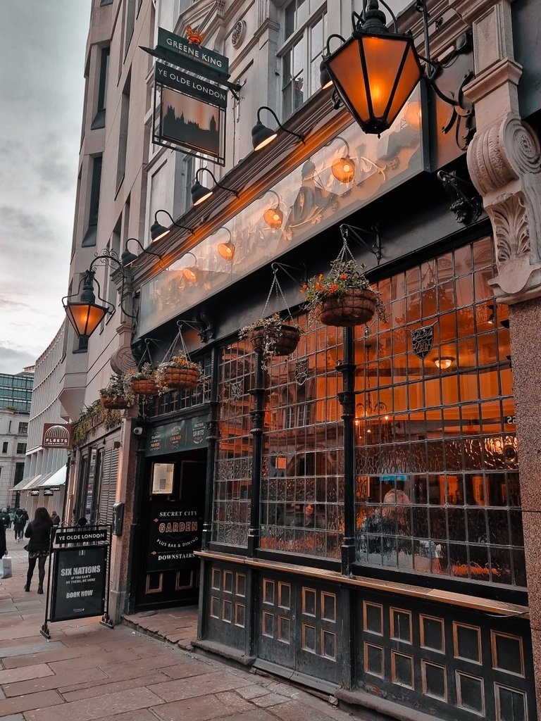 A traditional British Pub