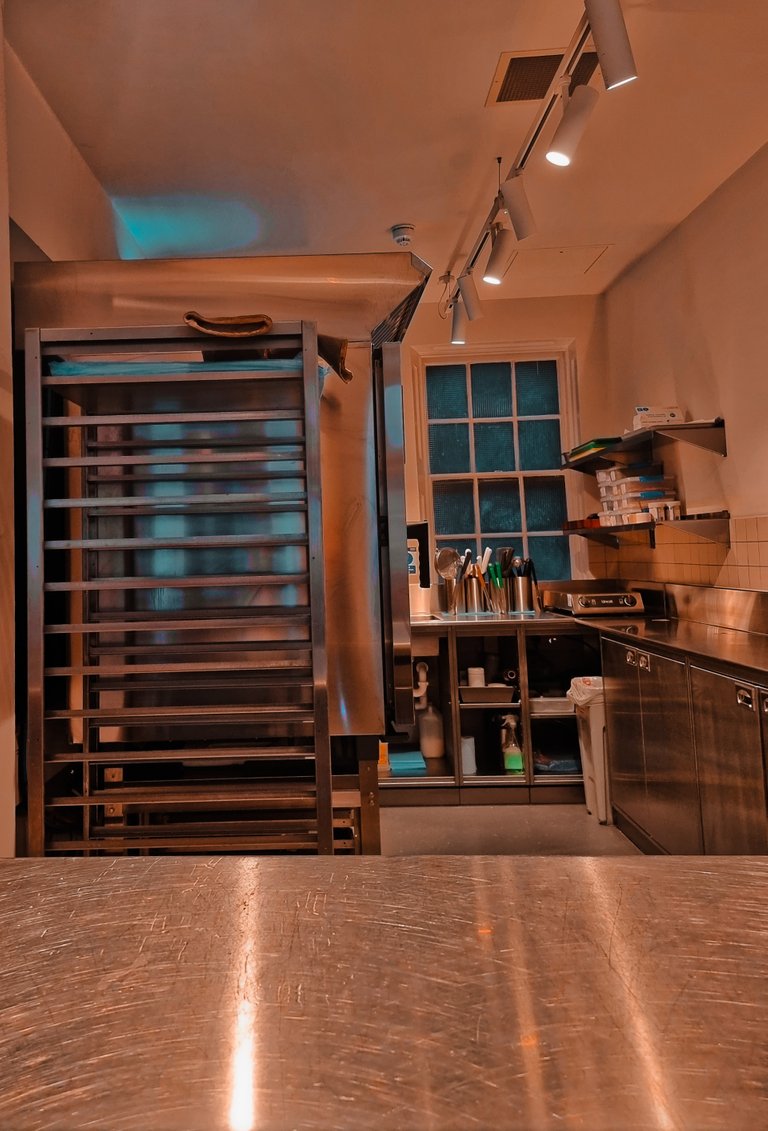 An open kitchen