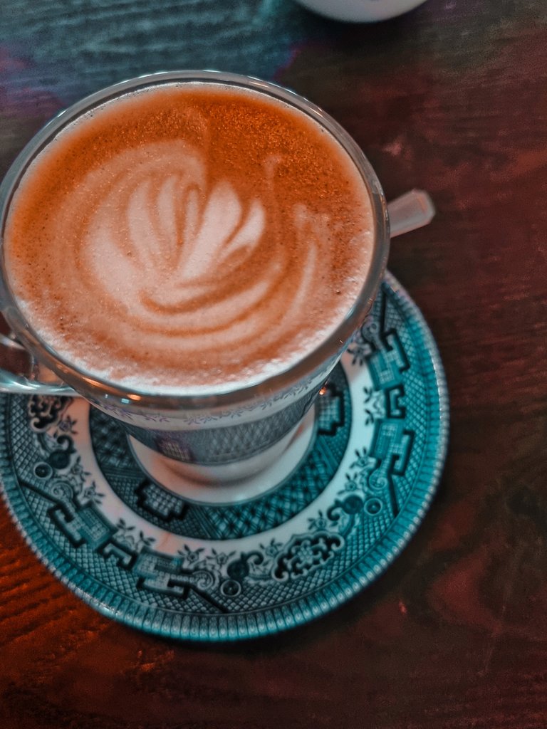 An attempt to coffee art