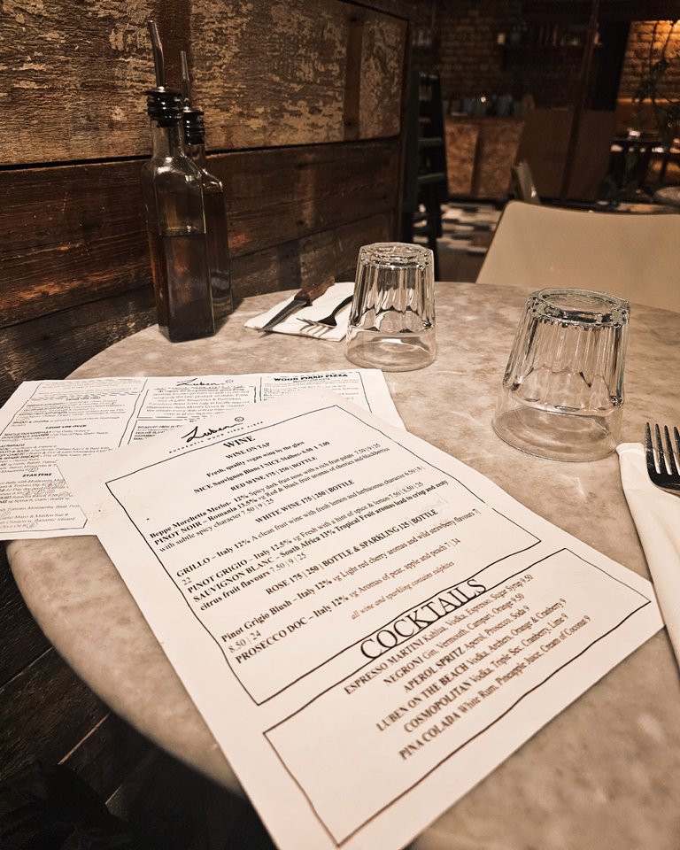 Nice menu with some great choices