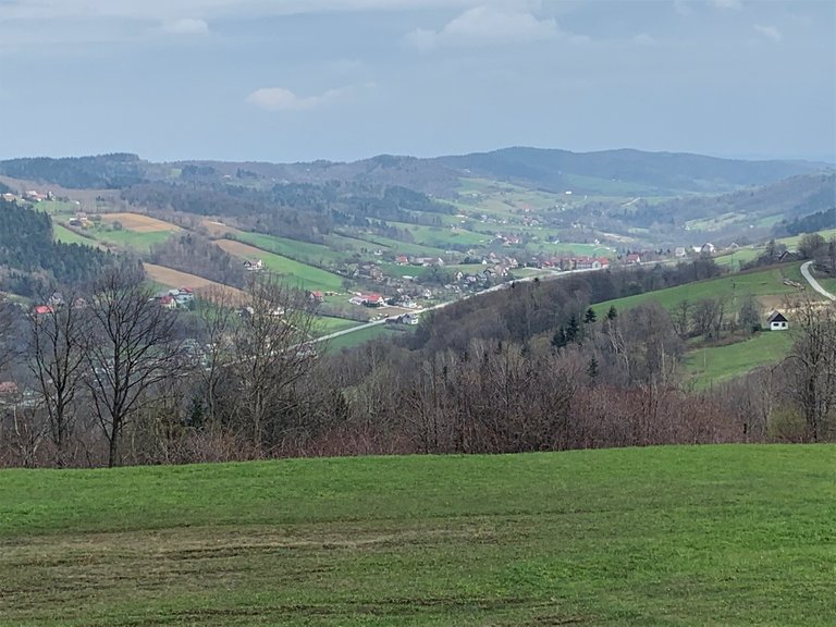 Kamionna - widok z okolic Bacówki na Zadzielu