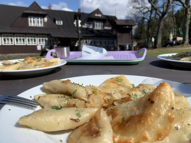 Pierogi ukraińskie w Schronisku na Soszowie Wielkim