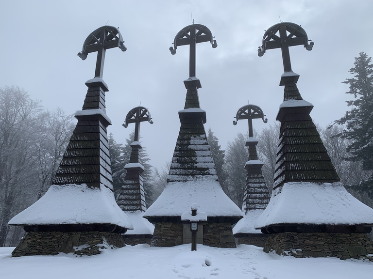 WWI Cemetery on Mt Rotunda - Beskid Niski Mts, Poland