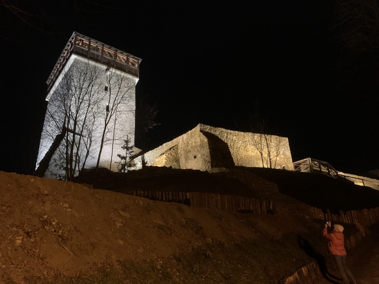 Baszta w Muszynie (zdjęcie z poprzedniego dnia)