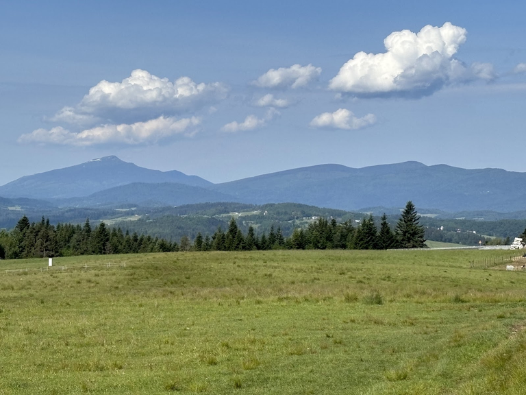 Widok ze Zbójeckiej Góry