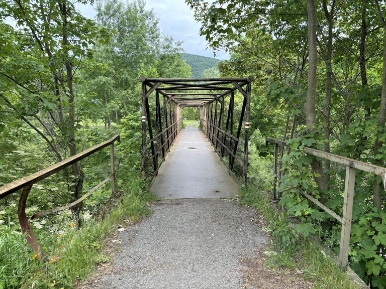 Mostek nad Ropą w Hańczowej