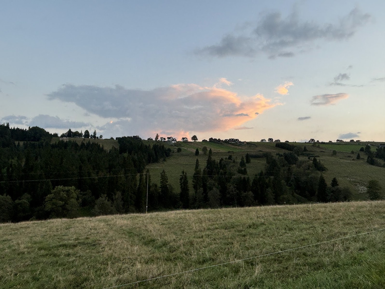 Zejście z Żaru do Dursztyna - ”Złota Godzina”; godzina 18:58