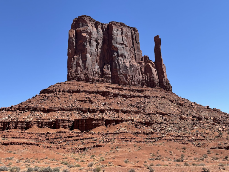 West Mitten Up Close - Monument Valley, AZ