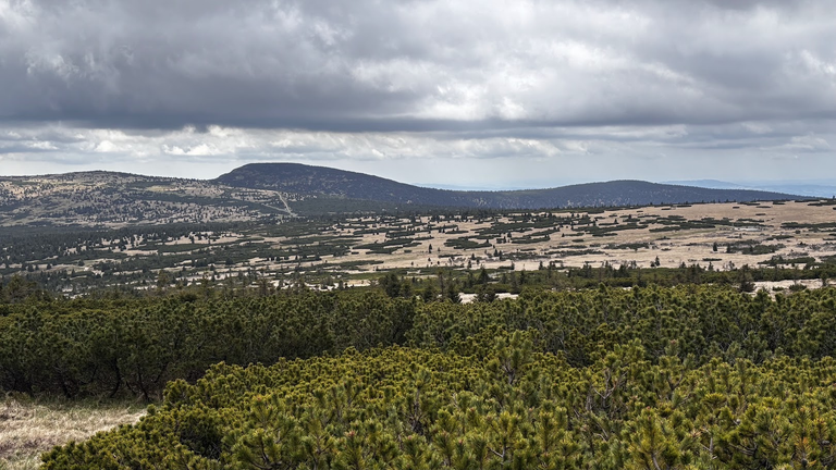 Karkonosze, widok z okolic Łabskiego Szczytu