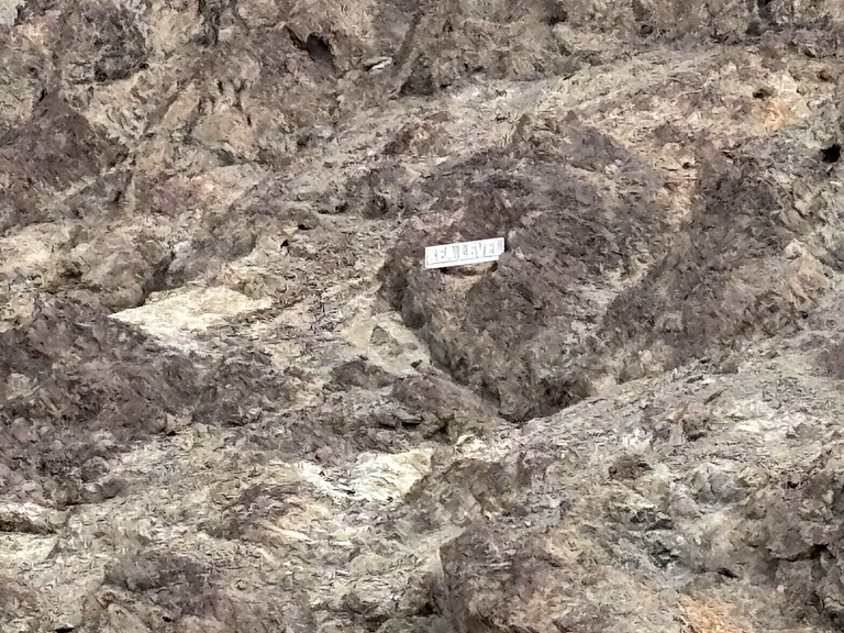 Sea level sign (seen from Badwater Basin, max zoom) - Death Valley, CA