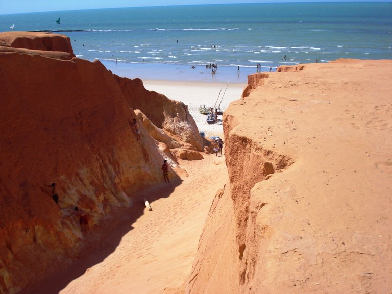 The beautiful Canoa Quebrada