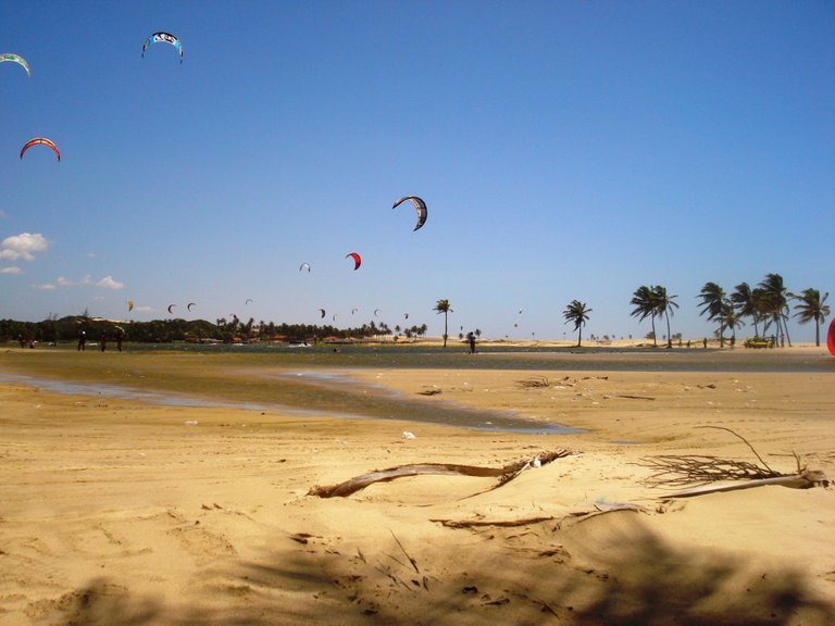 This place is ideal for kitesurfing