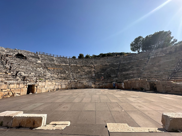 Stepping into History: The grand Patara Theater, where the echoes of ancient applause still resonate among the ruins.