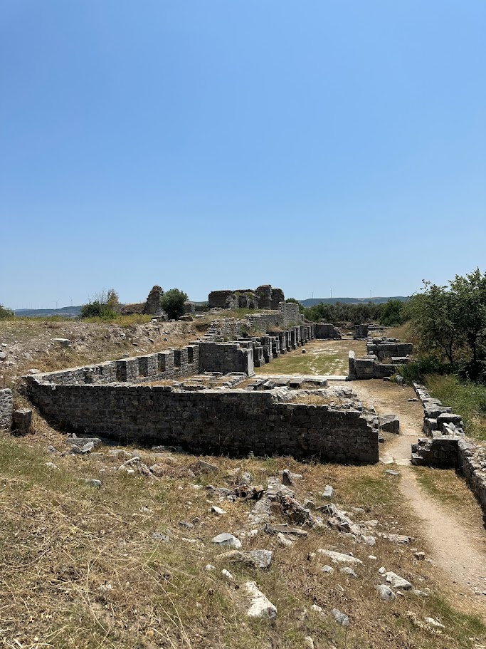 Relics of Relaxation: The Bath of Faustina in Miletus, a glimpse into the grandeur of Roman bathing culture.