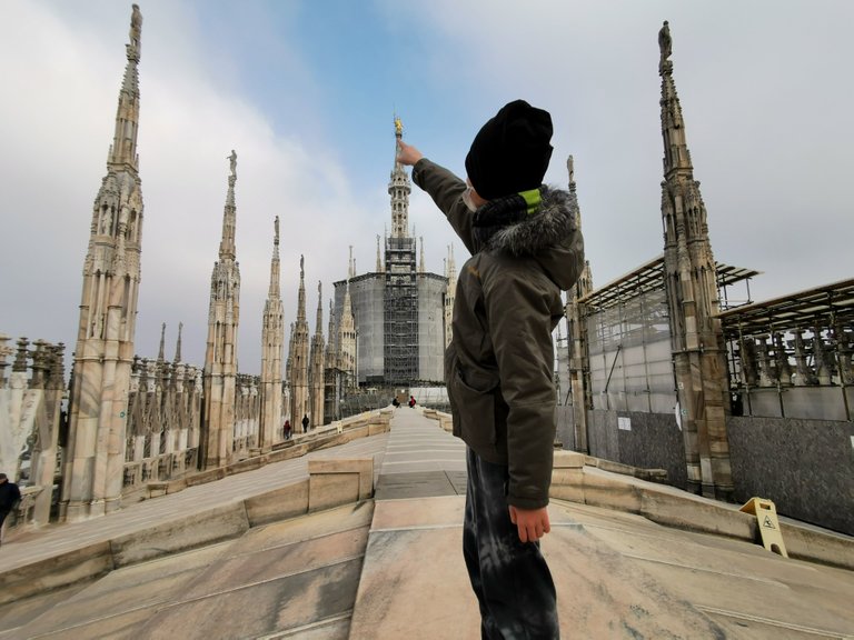 The roof of Duomo cathedral