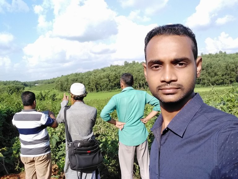 I (taking selfie) and from left my uncle, Father & Uncle