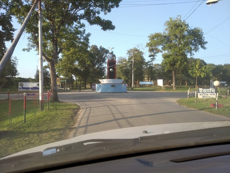 Road Inside Army Camp